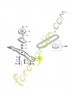 Lame de rotor réf. Honda 72511VG8A50