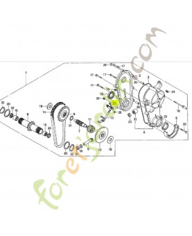 Boulon de douille 5x20 réf. Honda 90101VG0A50