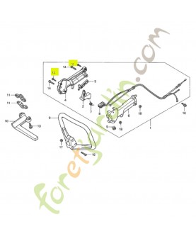 Vis auto-taraudeuse 4x20 réf. Honda 90101VF9V31
