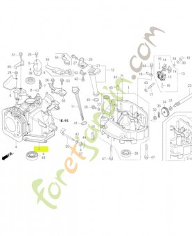 Joint de carter inferieur réf. Honda 11381ZE7M10