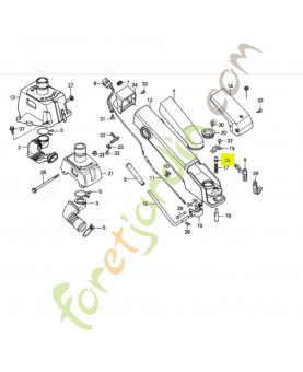 Boulon de blocage réf. Honda 90081734000