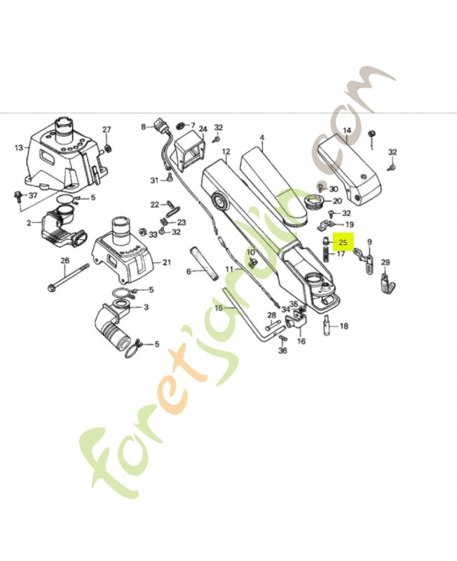 Boulon de blocage réf. Honda 90081734000