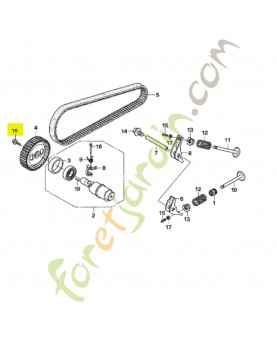 Boulon de douille 6X16 réf. Honda 90071MG8000