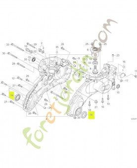 Joint d'étanchéité d'huile réf. Honda 91201V24003