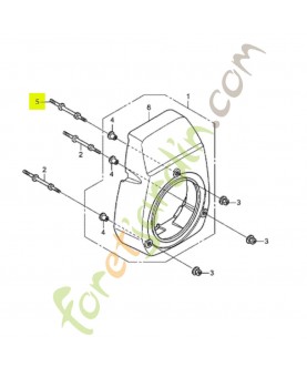 Goujon (h 39.5mm) réf. Honda 90043Z0J900