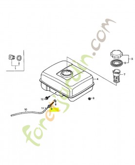 Raccord de réservoir réf. Honda 16955ZE1010
