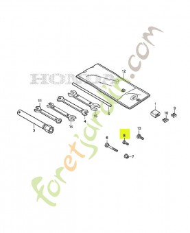Boulon special, 6x18 réf. Honda 90119V45A00