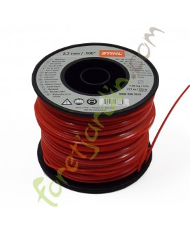 Rouleau de fil nylon carre 215m - 2,7mm Stihl référence 0000-930-2616