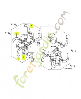 Lame b de rotor réf. Honda 72465773003