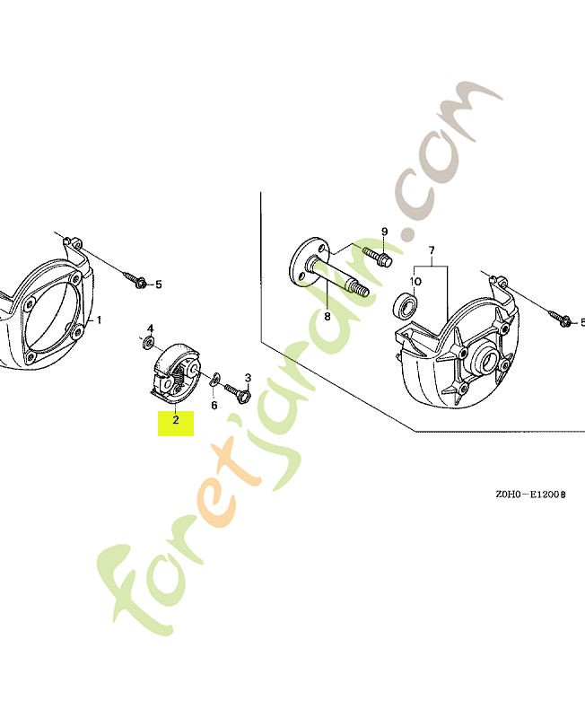 Embrayage Honda réf. 22000ZM3003