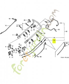 Cable comp. embrayage réf. Honda 54510VG4C50