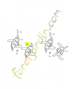 Lame de rotor  réf. Honda 72210V18640