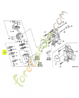 Carburateur (WYB 6F/G) réf. Honda 16100Z0H063