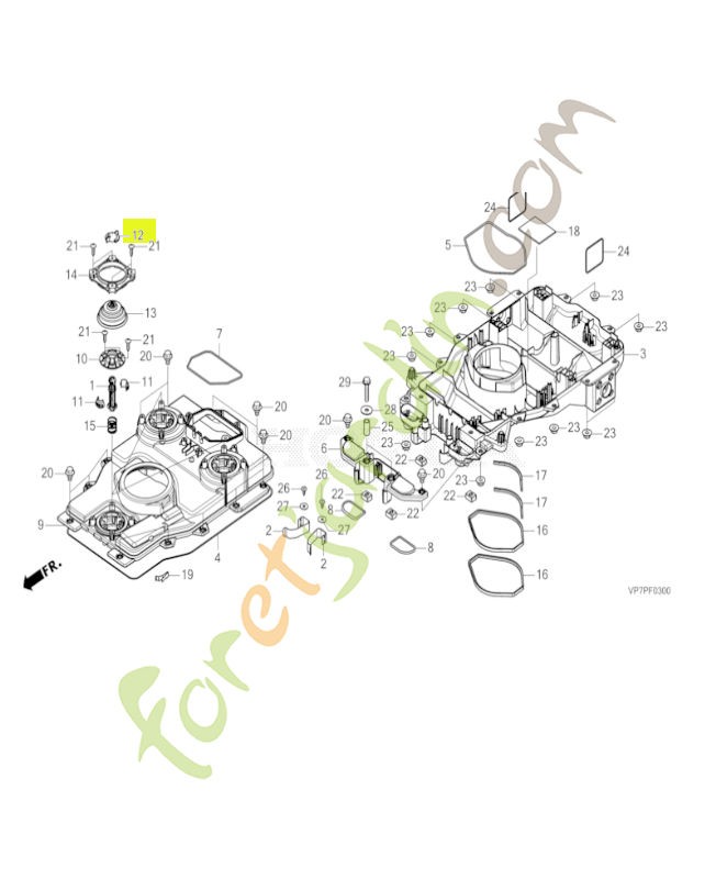 Capuchon réf. Honda 50361VP7E00
