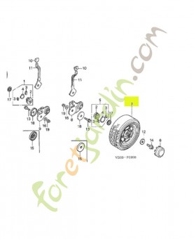 Roue réf. Honda 42810VB3802