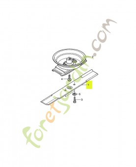 Lame de rotor réf. Honda 72511VA8L20