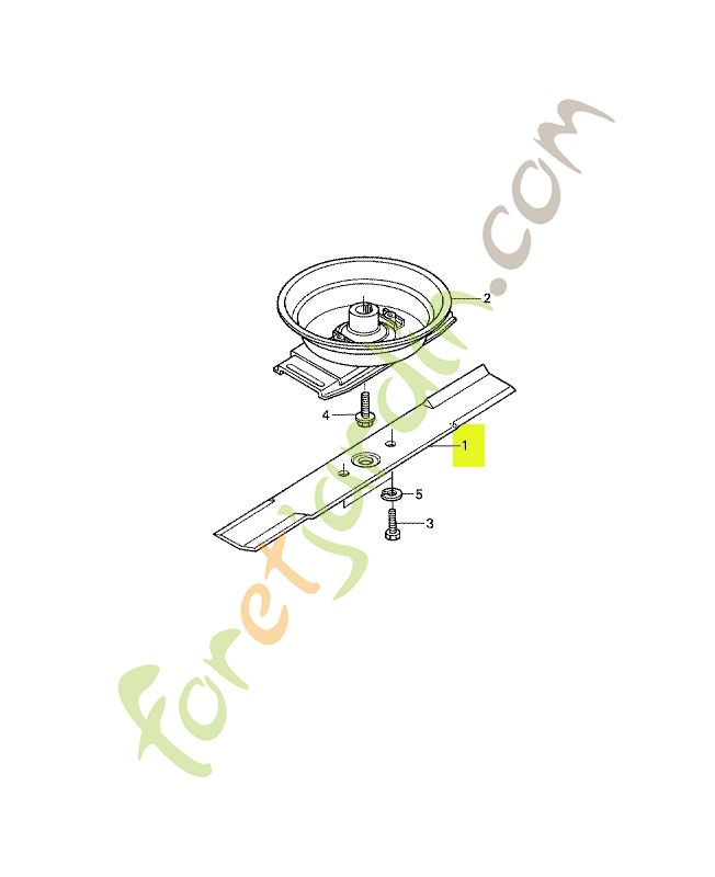 Lame de rotor réf. Honda 72511VA8L20