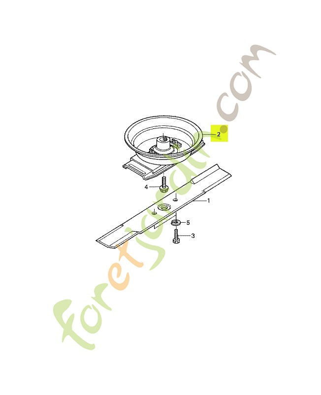 Porte-lame réf. Honda 72610VA8010