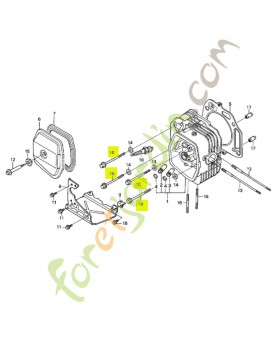 Boulon de bride 10x85 réf. Honda 90003Z1E000