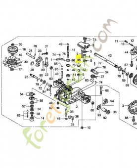 Bouchon de trou réf. Honda 80042VK1013