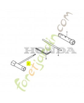 Cle a douille (16x19) réf. Honda 89216VR4E21
