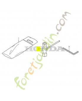 Cle a douille (16x19) réf. Honda 89216VP8003