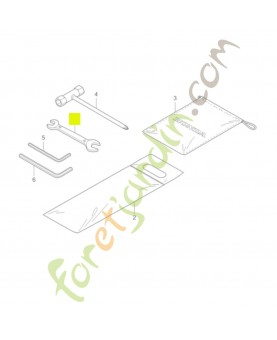 Cle 8x10 (atc) réf. Honda 89211KWW601