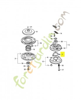 Fixation  réf. Honda 75110VA4000