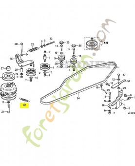 Ressort réf. Honda 80317VK1003