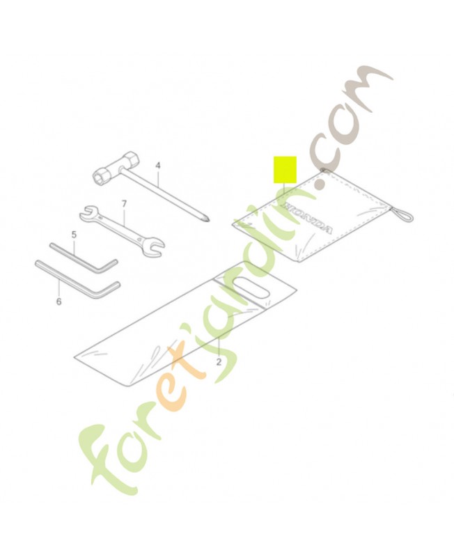 Sac transport réf. Honda 89104VK9A00