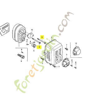 Boulon de bride, 6x79 (ct réf. Honda 90004ZL8000