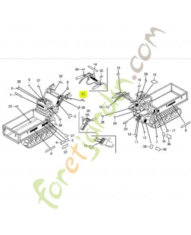 Marque de cote d'embrayage réf. Honda 87713V28640