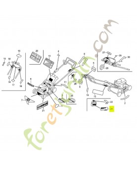 Marque de demarreur réf. Honda 87710VL0W00