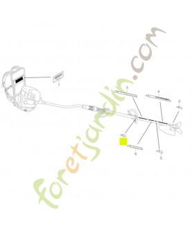 Marque ensemble poignée réf. Honda 87662VL6W00