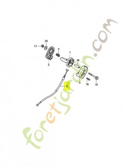 Cable  réf. Honda 17910VH7F50