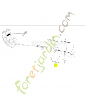 Marque precaution de lame réf. Honda 87641V0G000