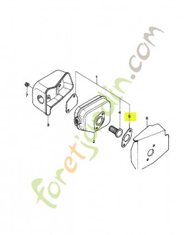 Joint de pot d'échappement réf. Honda 18381ZG9M00
