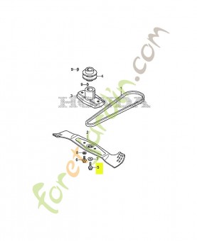 Boulon de bride, 10x30 réf. Honda 90103SV4013
