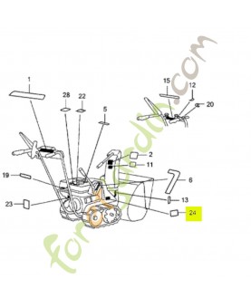 Etiquette d'avertissement réf. Honda 87594767A60