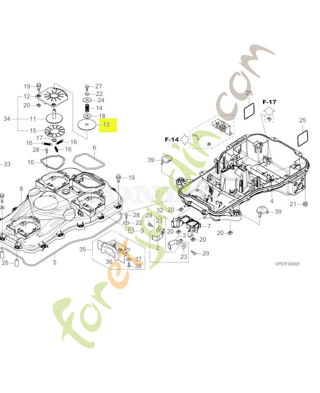 Rondelle réf. Honda 50357VP9000