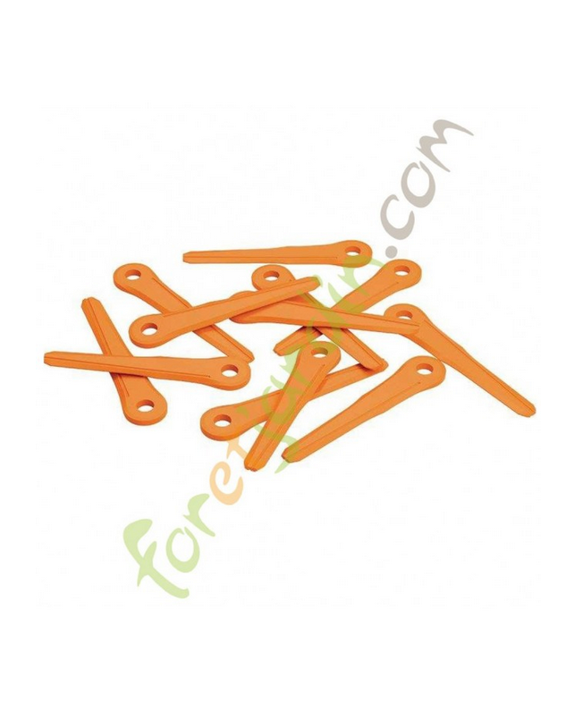 Jeu de 12 couteaux orange polycut STIHL référence 4002-007-1000