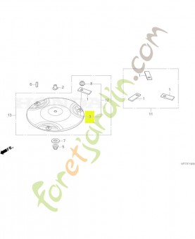 Comp. disques, lame réf. Honda 72610VP7C50