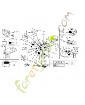 Marque d'indication d'essence réf. Honda 87565ZE2811
