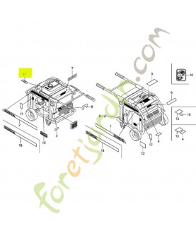 Marque d'indication d'essence  réf. Honda 87565Z22620