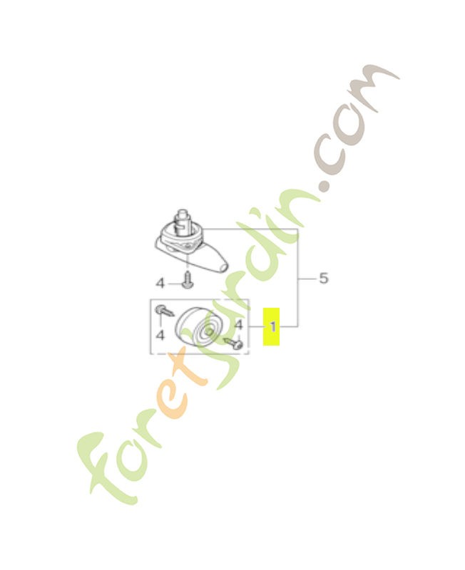 Kit roulette réf. Honda 80008Y0E003