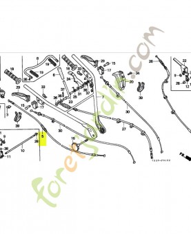 Cable comp. accelerateur réf. Honda 17910734961