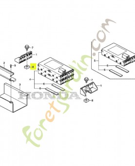 Ecrou special, 6mm réf. Honda 90301VP7000