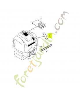 Marque d'indication de réf. Honda 87532ZM3G00