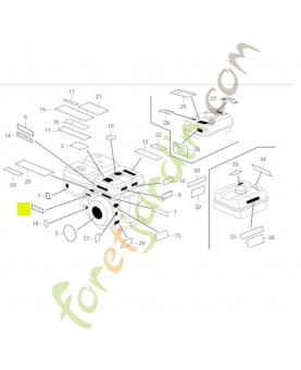 Marque d'indication de réf. Honda 87532ZH8W40