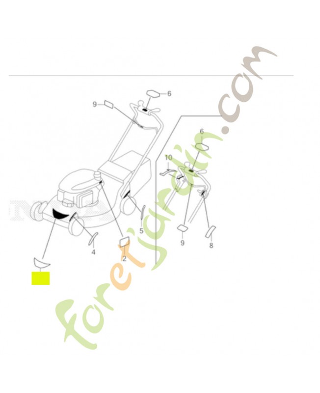 Marque (honda) réf. Honda 87531VR8N20